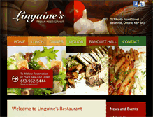 Tablet Screenshot of linguines.ca